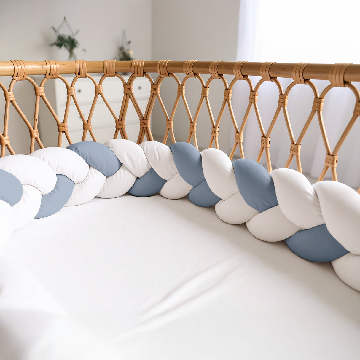 Treccia Paracolpi per Lettino in Piquet di Cotone - Xena