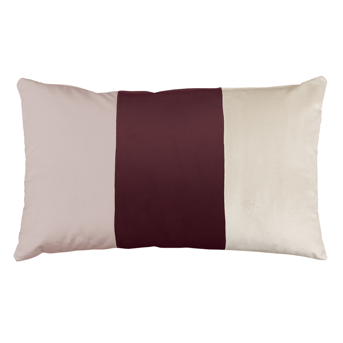 Cuscino in Velluto con Tecnica Patchwork Rettangolare - Arcimboldi Patchwork