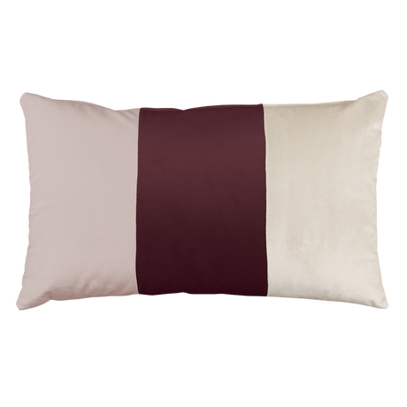 Cuscino in Velluto con Tecnica Patchwork Rettangolare - Arcimboldi Patchwork