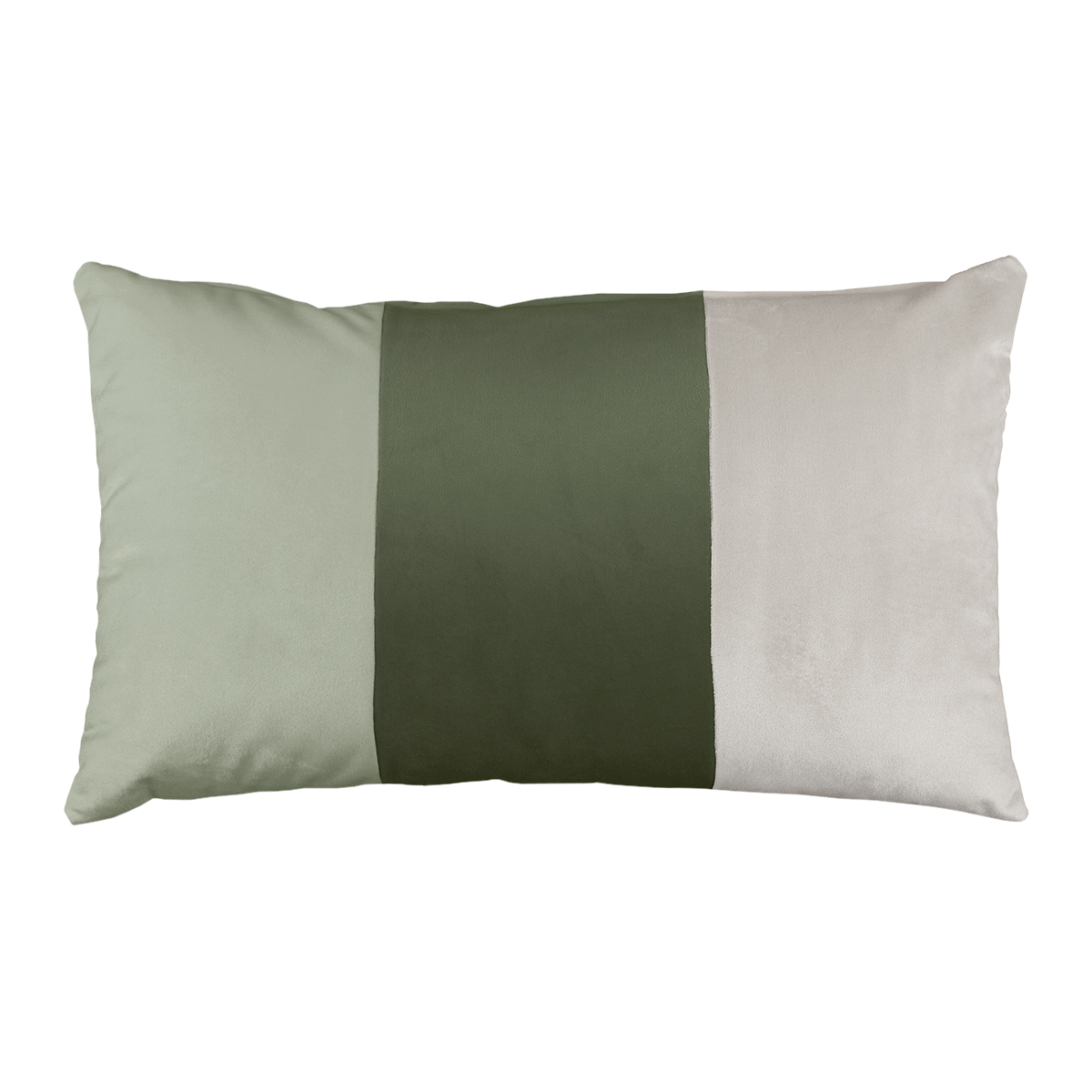 Cuscino in Velluto con Tecnica Patchwork Rettangolare - Arcimboldi Patchwork