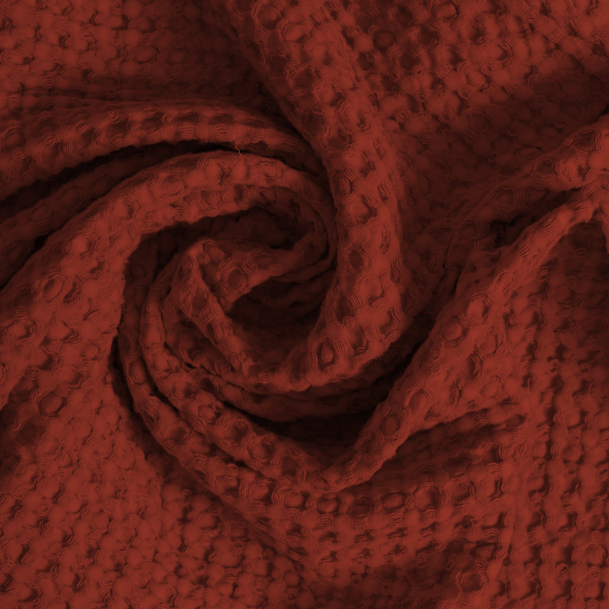 Coppia Nido d'Ape Stonewashed con Bordo in Lino - Jaspy