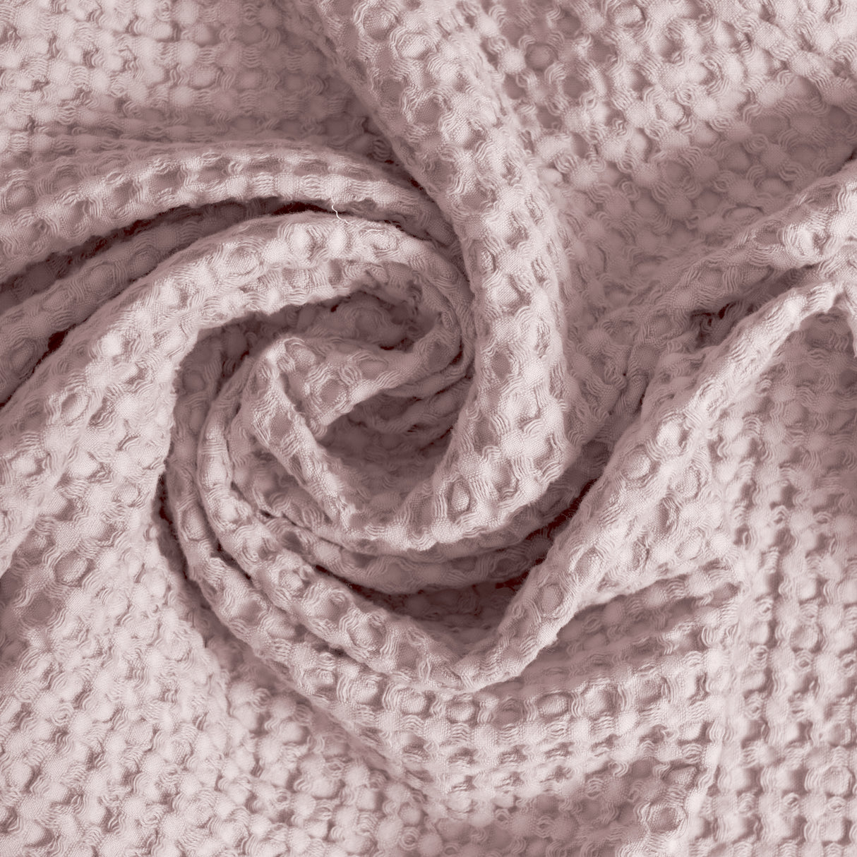 Coppia Nido d'Ape Stonewashed con Bordo in Lino - Jaspy