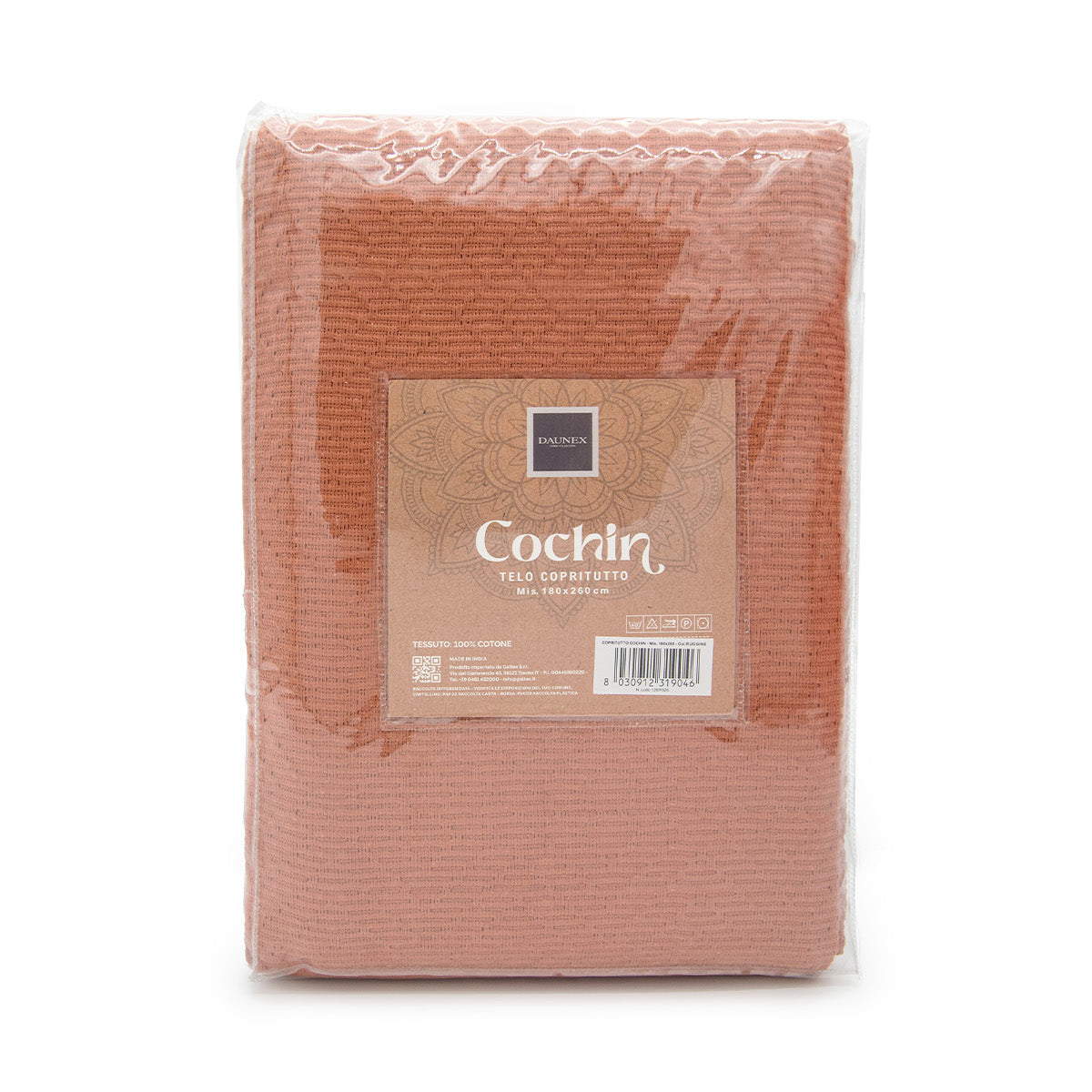 Copriletto in Cotone con Fantasia Rilievo - Cochin