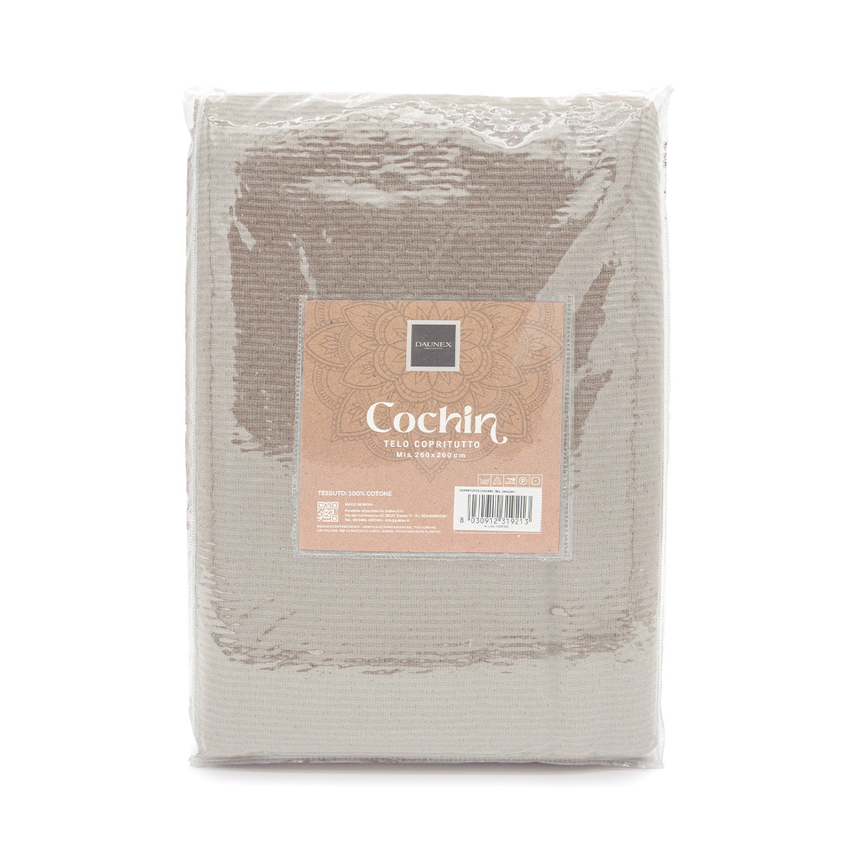 Copriletto in Cotone con Fantasia Rilievo - Cochin