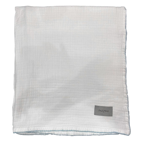 Copertina in Tessuto Jacquard Stonewashed - Crochet