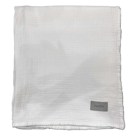 Copertina in Tessuto Jacquard Stonewashed - Crochet