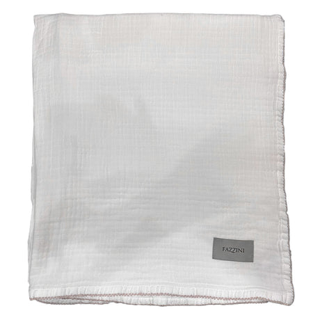 Copertina in Tessuto Jacquard Stonewashed - Crochet