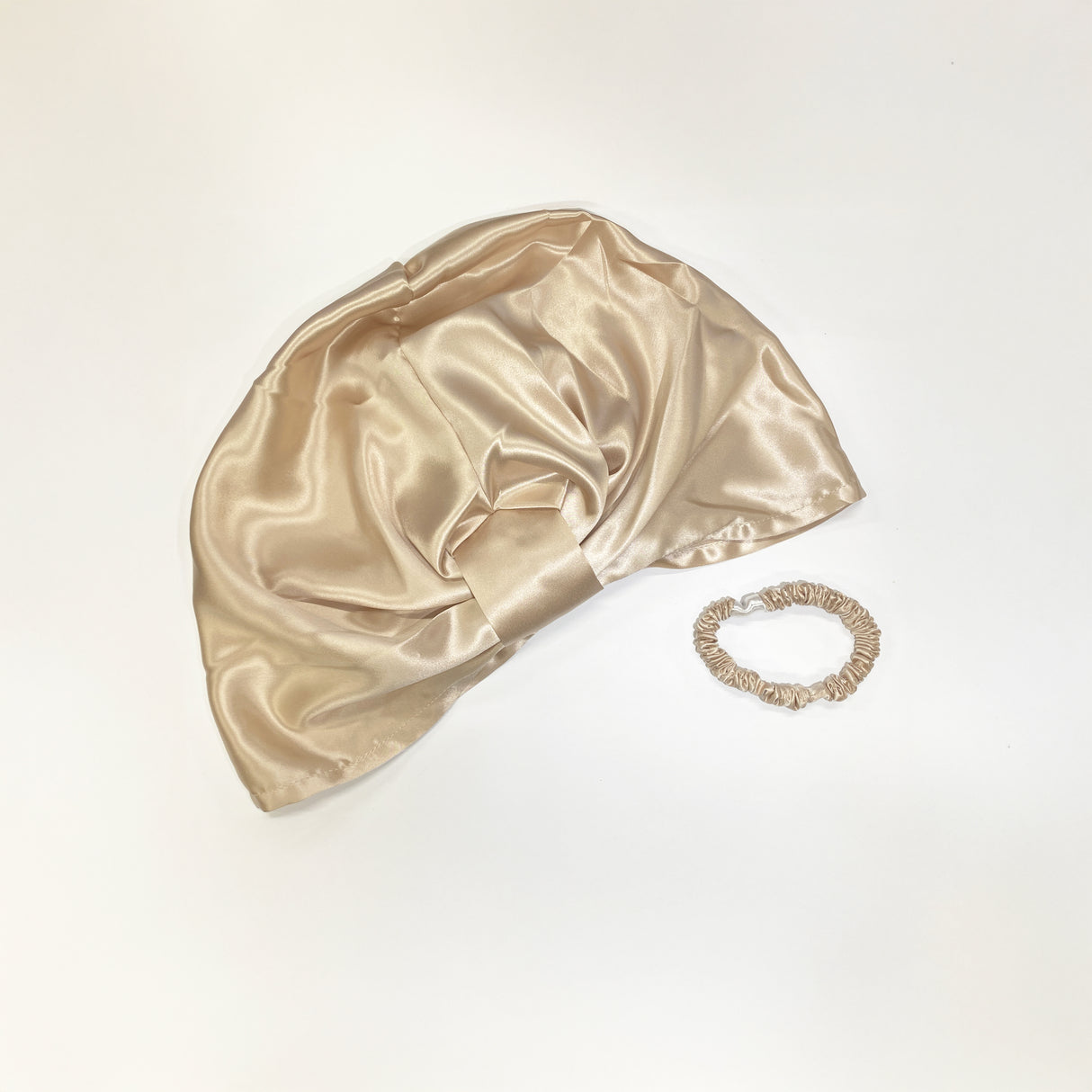 Set Cuffia e Scrunchie in Seta - Polo