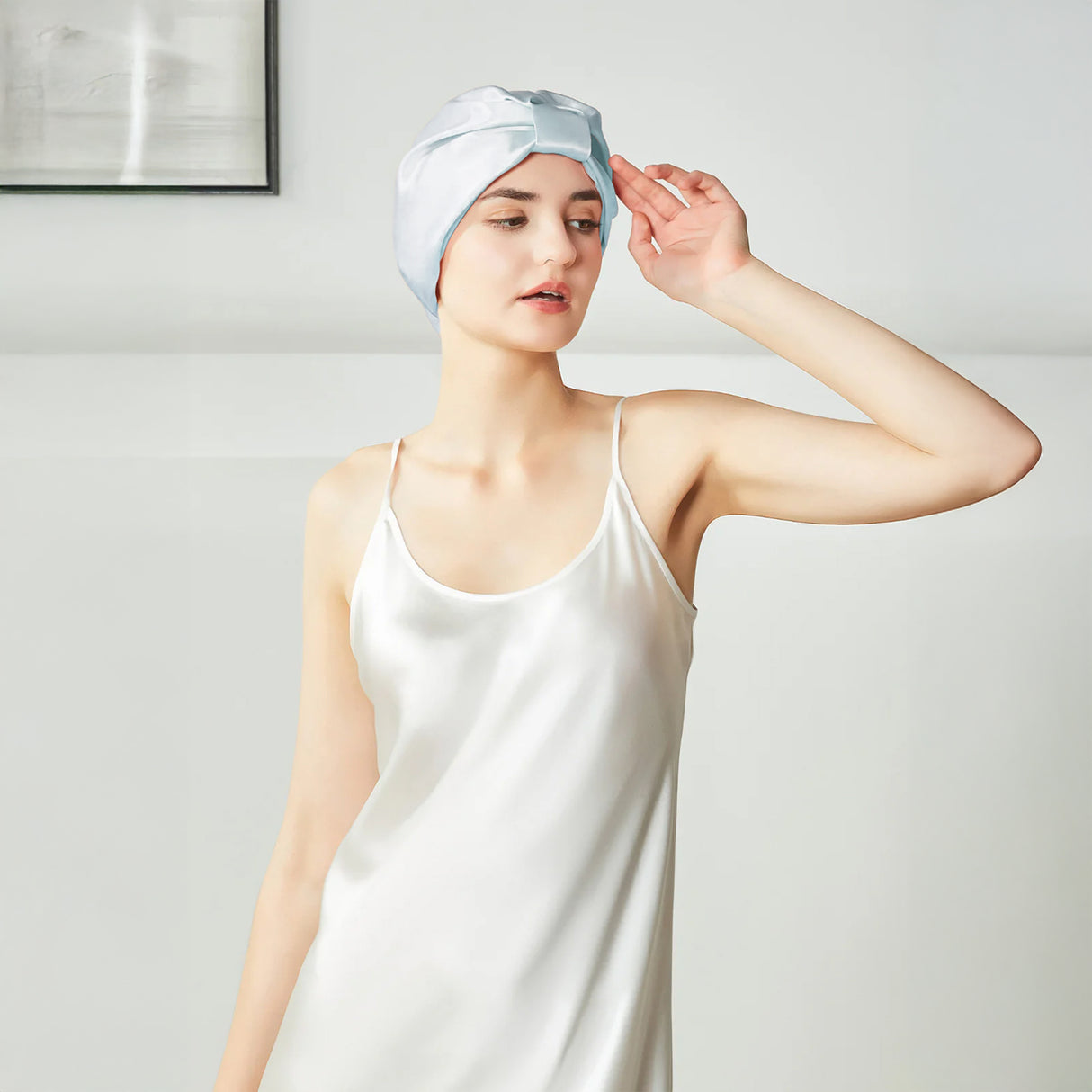 Set Cuffia e Scrunchie in Seta - Polo