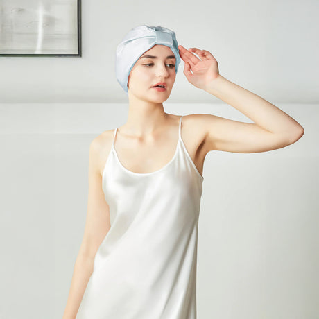 Set Cuffia e Scrunchie in Seta - Polo