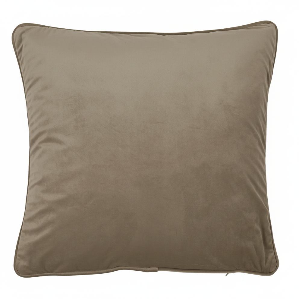 Copricuscino in Velluto Antimacchia Tinta Unita - Nobile