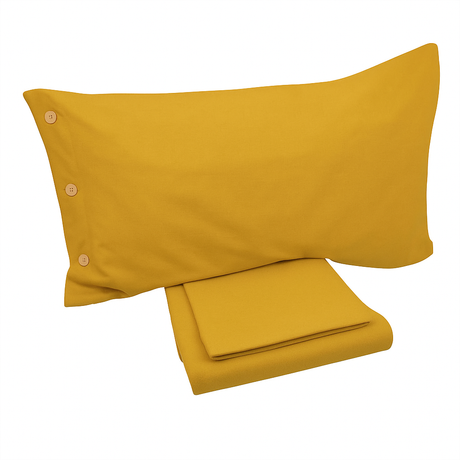 Completo Lenzuola di Cotone StoneWashed No Stiro - Daniel