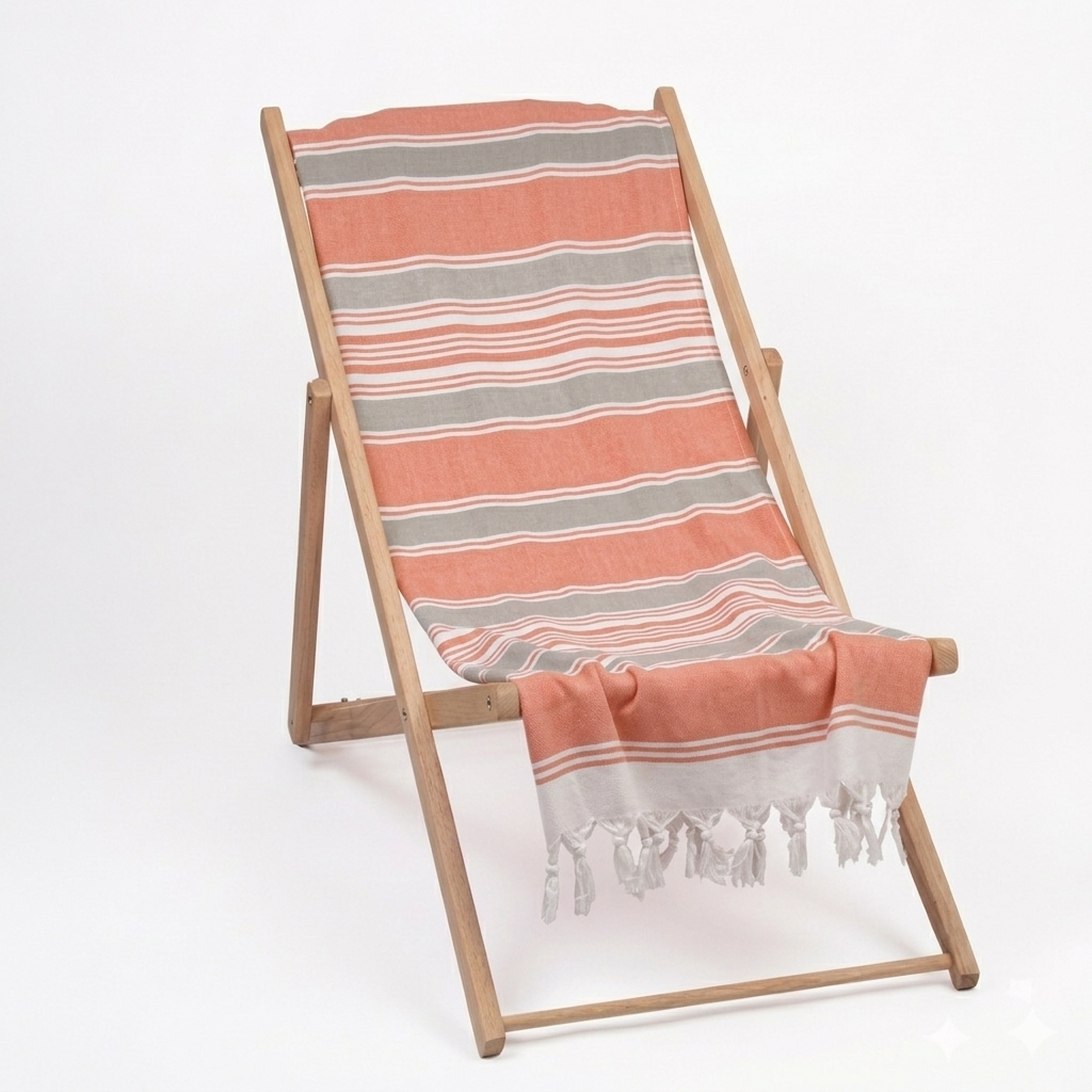 Telo Mare in Fouta di Cotone e Microspugna - Equipage