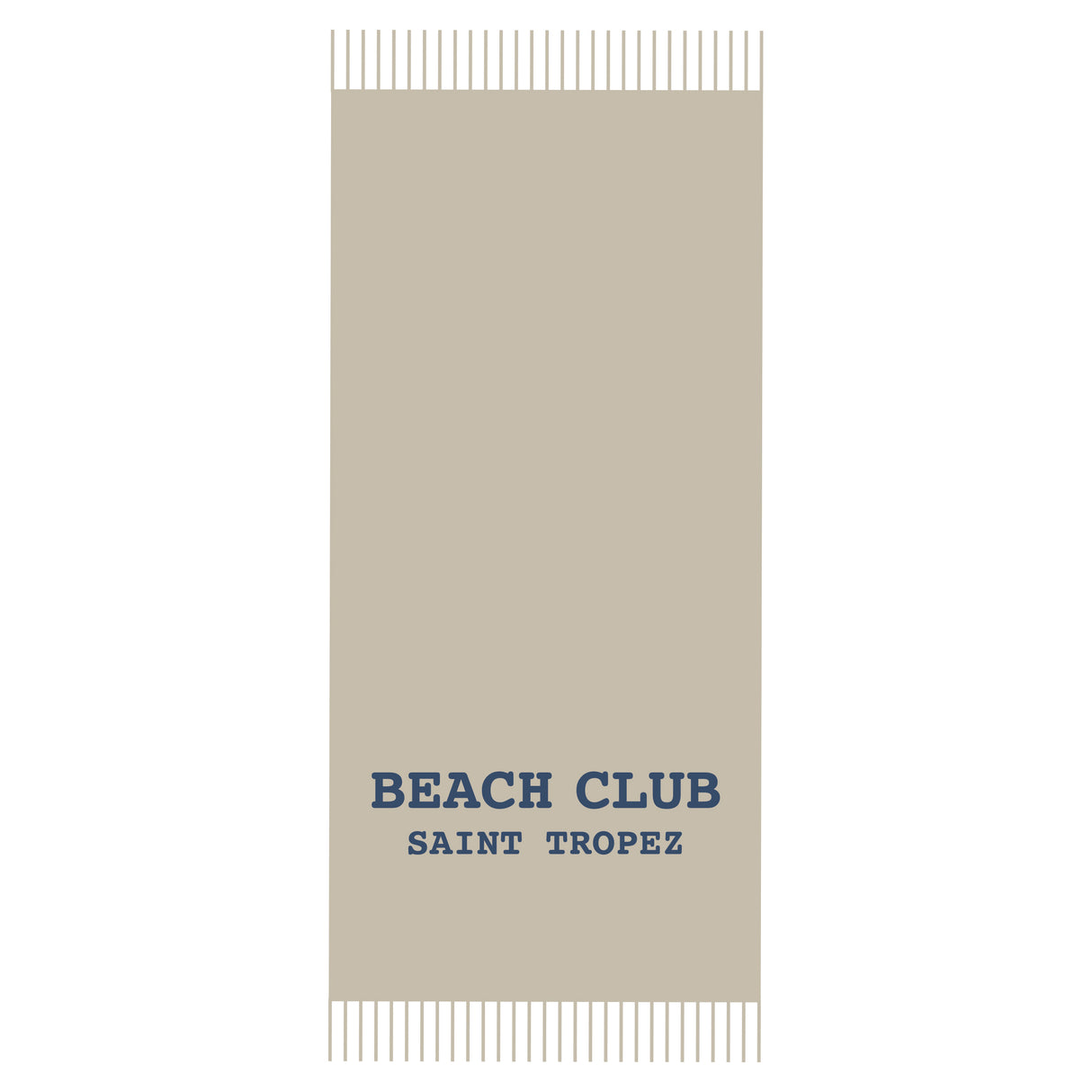 Telo Mare in Spugna di Cotone Tinta Unita - Beach Club