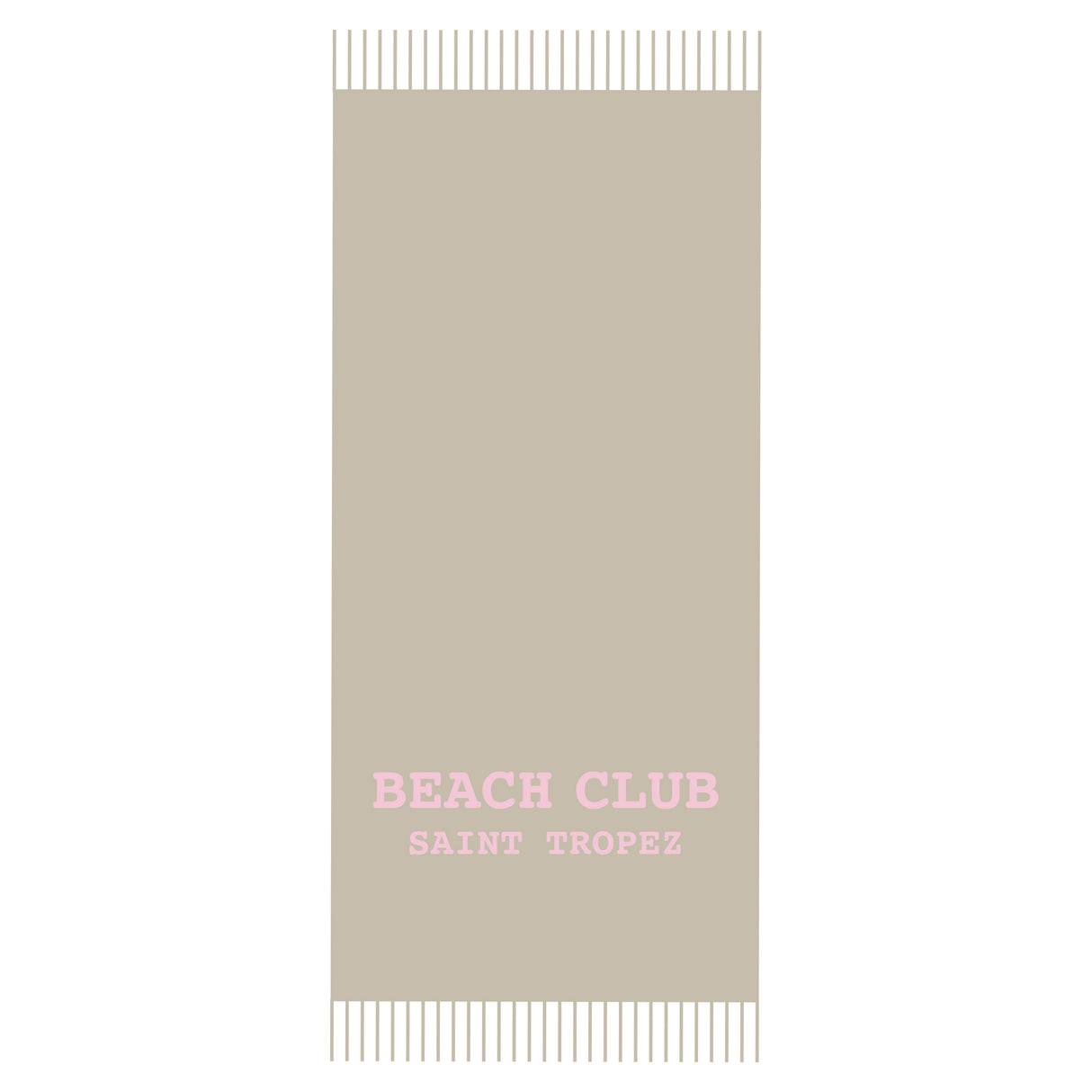 Telo Mare in Spugna di Cotone Tinta Unita - Beach Club