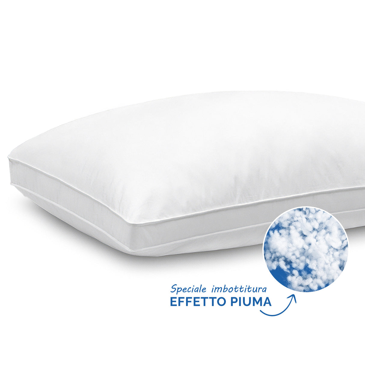 Guanciale Anallergico con Soffietto Perimetrale - Softballs High