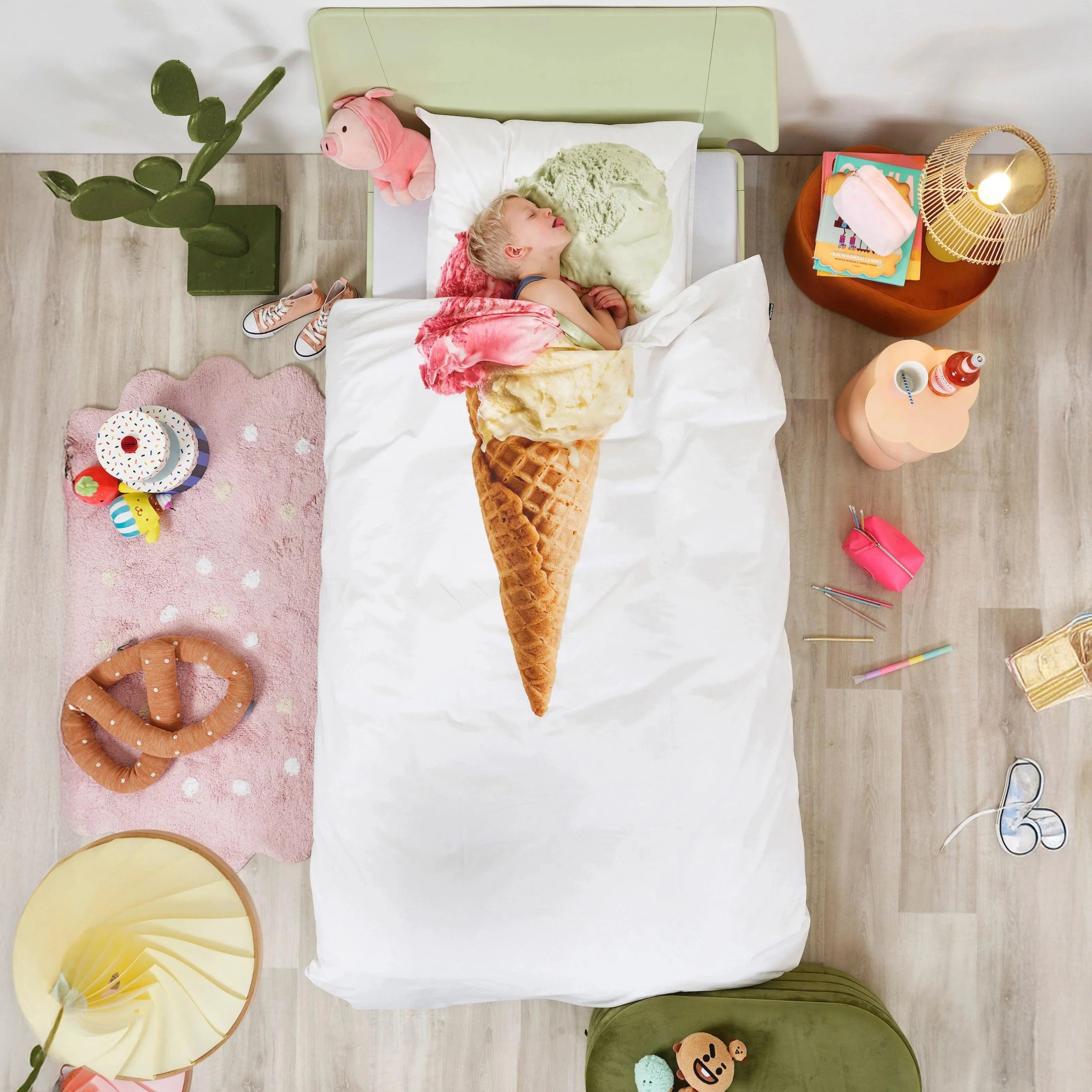 Snurk Parure Copripiumino in Puro Cotone - Ice Cream