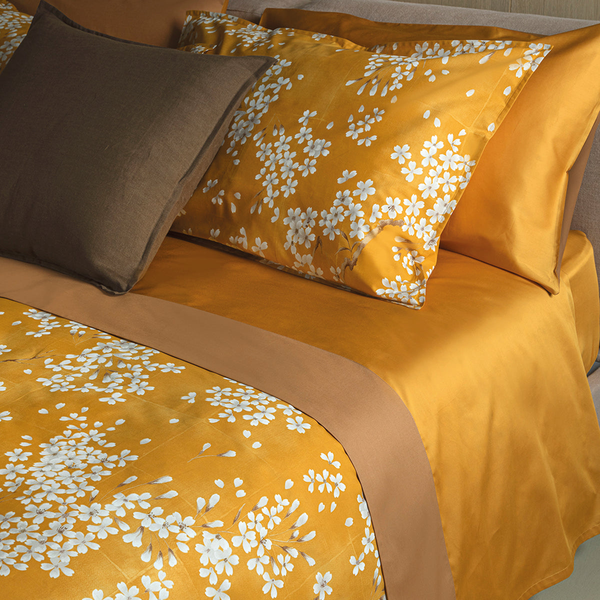 Completo Lenzuola in Percalle di Cotone - Kimono