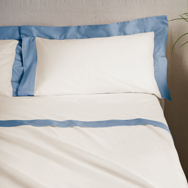 Completo Lenzuola con Bordo in Raso - Diamante