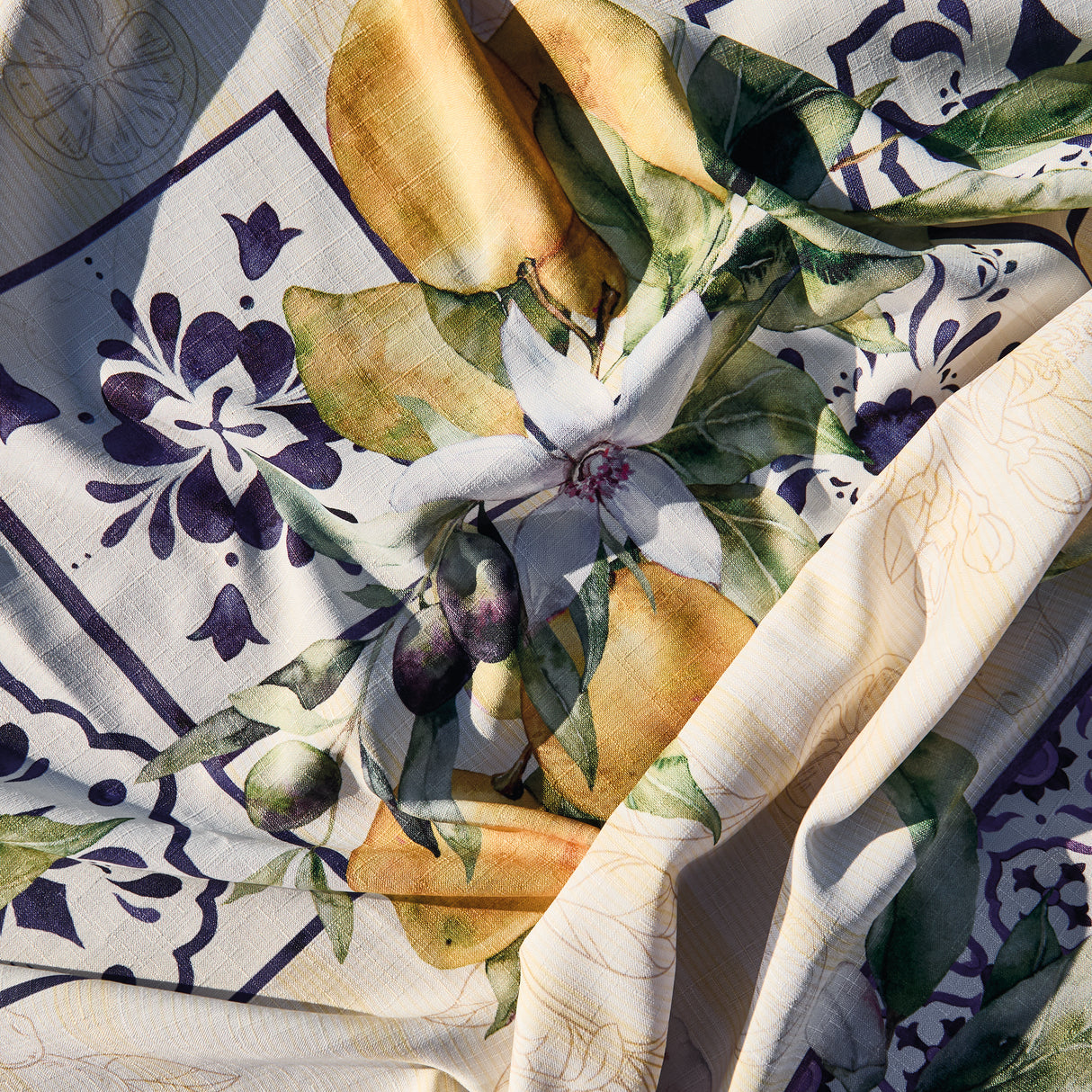 Tovaglia Antimacchia in Fantasia Mediterranea - Maiori Eterna