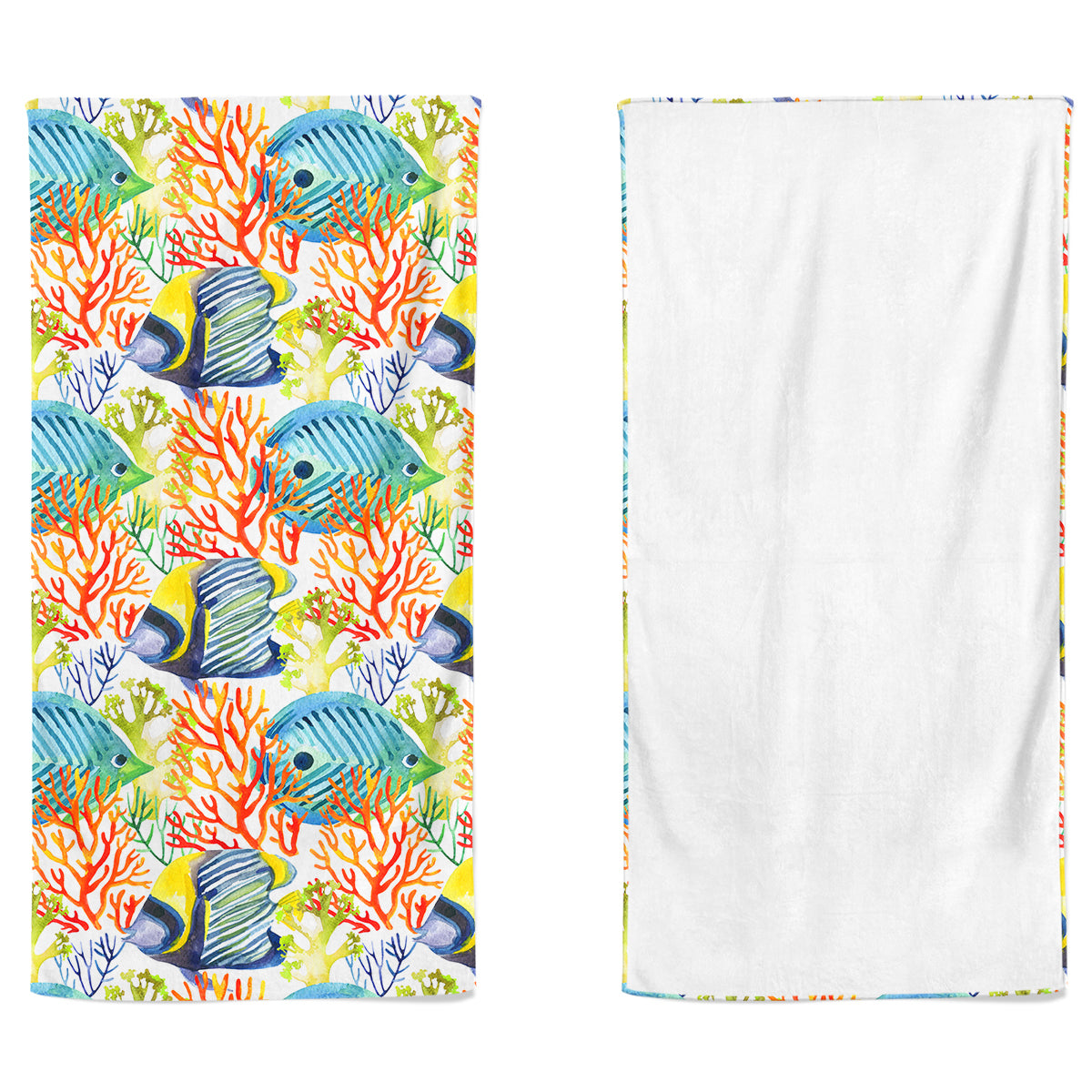 Telo Mare in Microvelour Stampa Doubleface - Planet