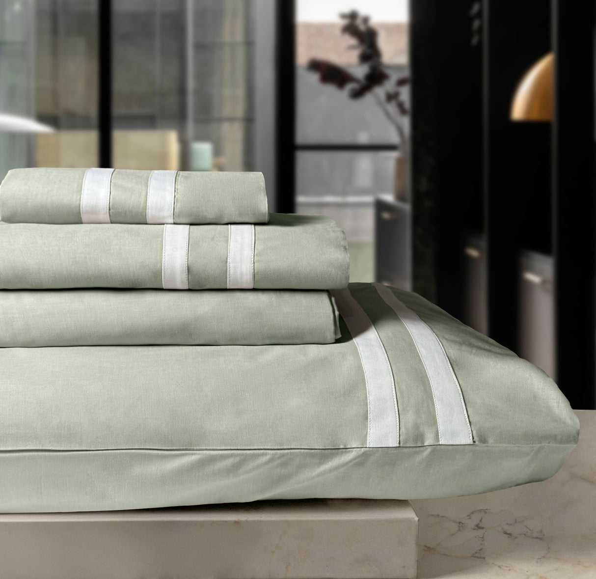 Completo Lenzuola in Puro Cotone - Bretagne