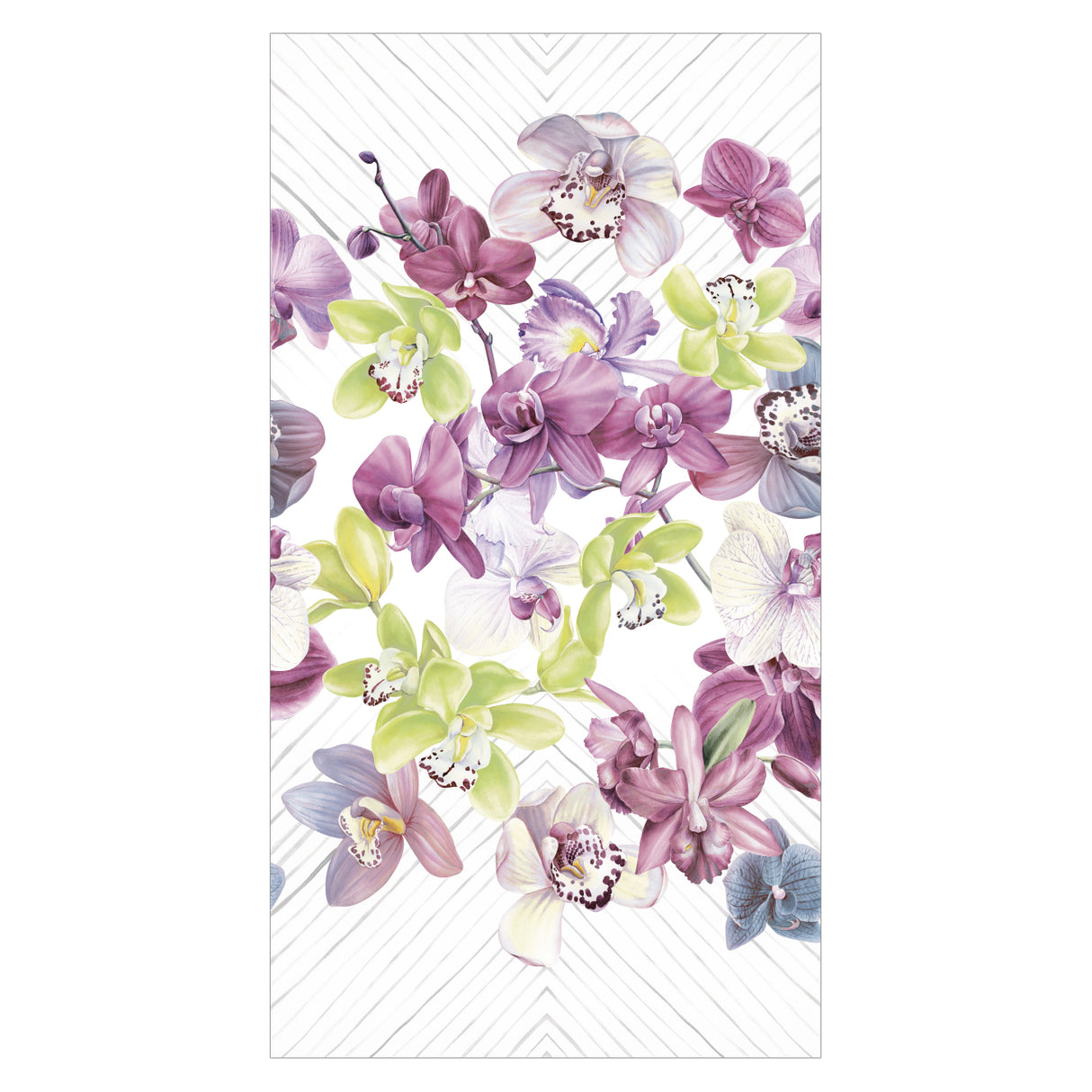 Runner Antimacchia in Fantasia - Orchidea