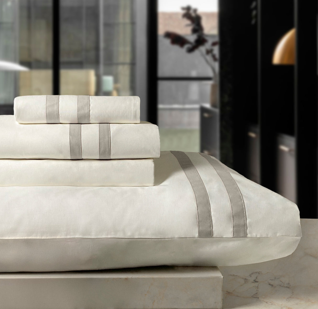 Completo Lenzuola in Puro Cotone - Bretagne