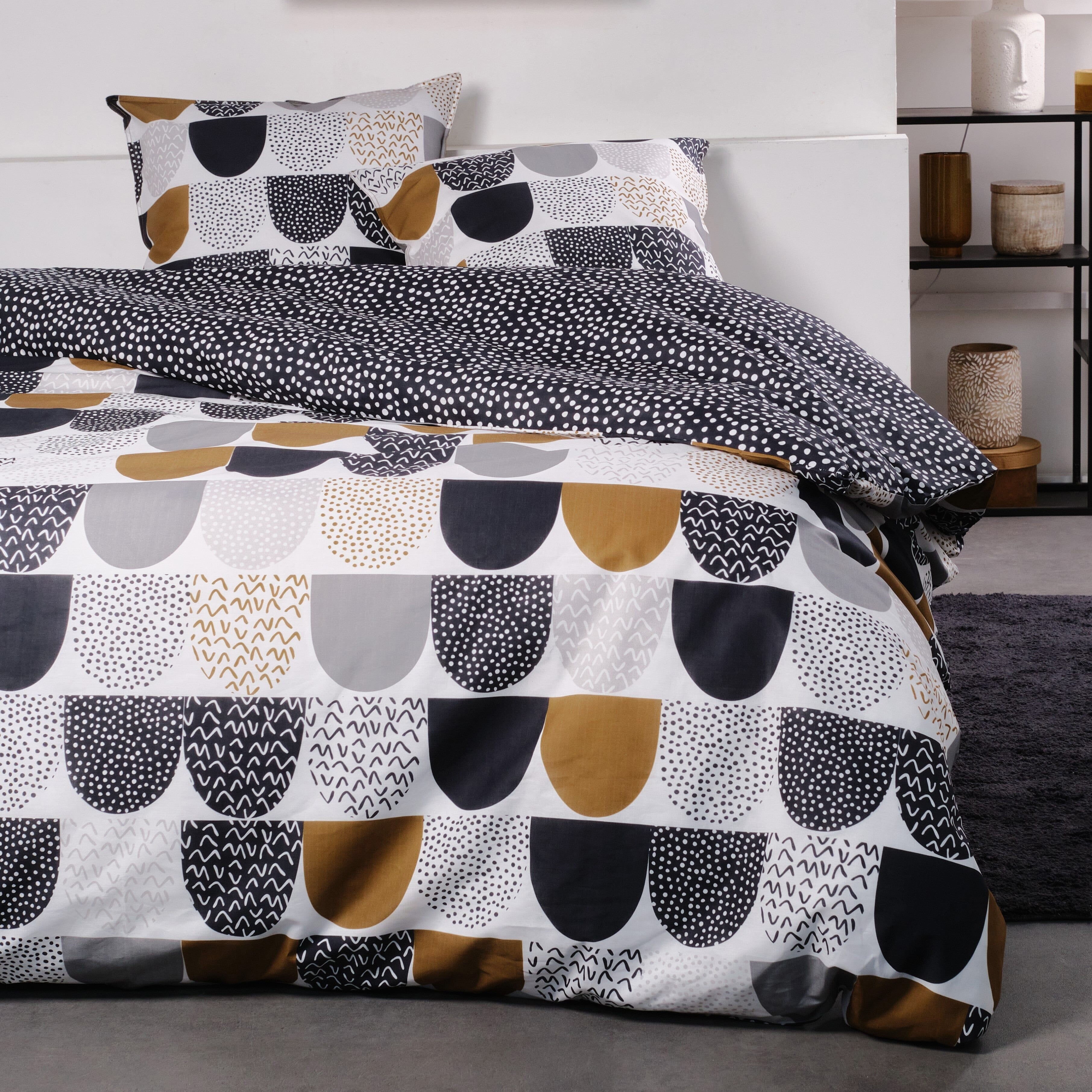 Parure Copripiumino in Puro Cotone Doubleface - Fuusio