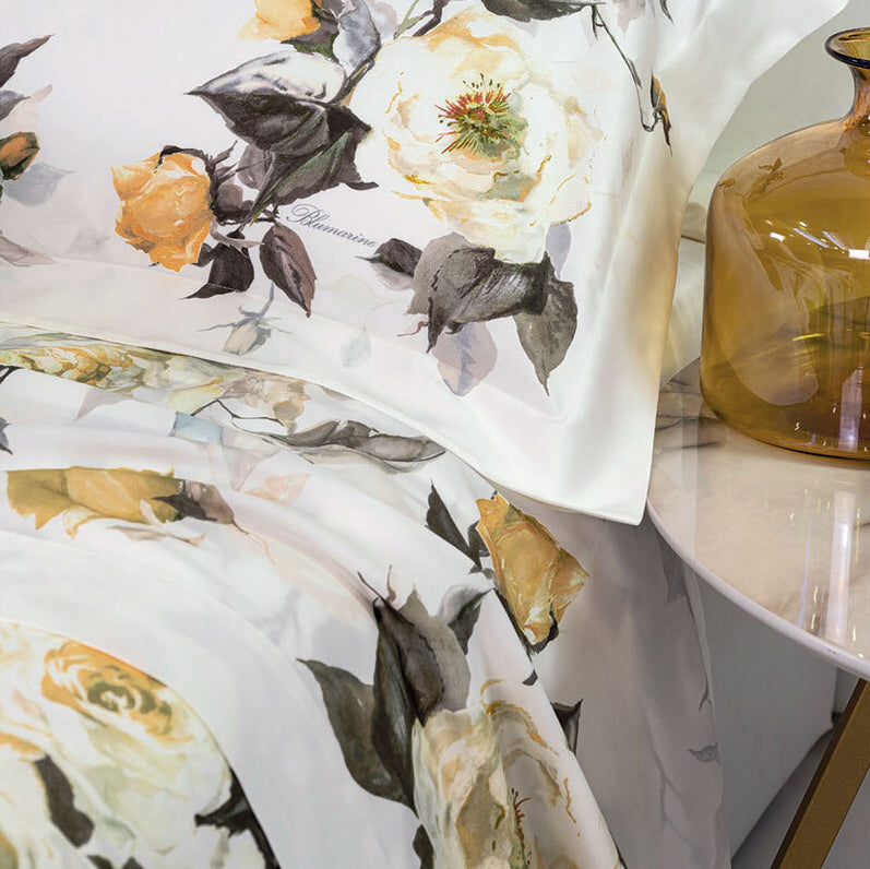 Parure Copripiumino in Raso di Cotone Stampato - Adele