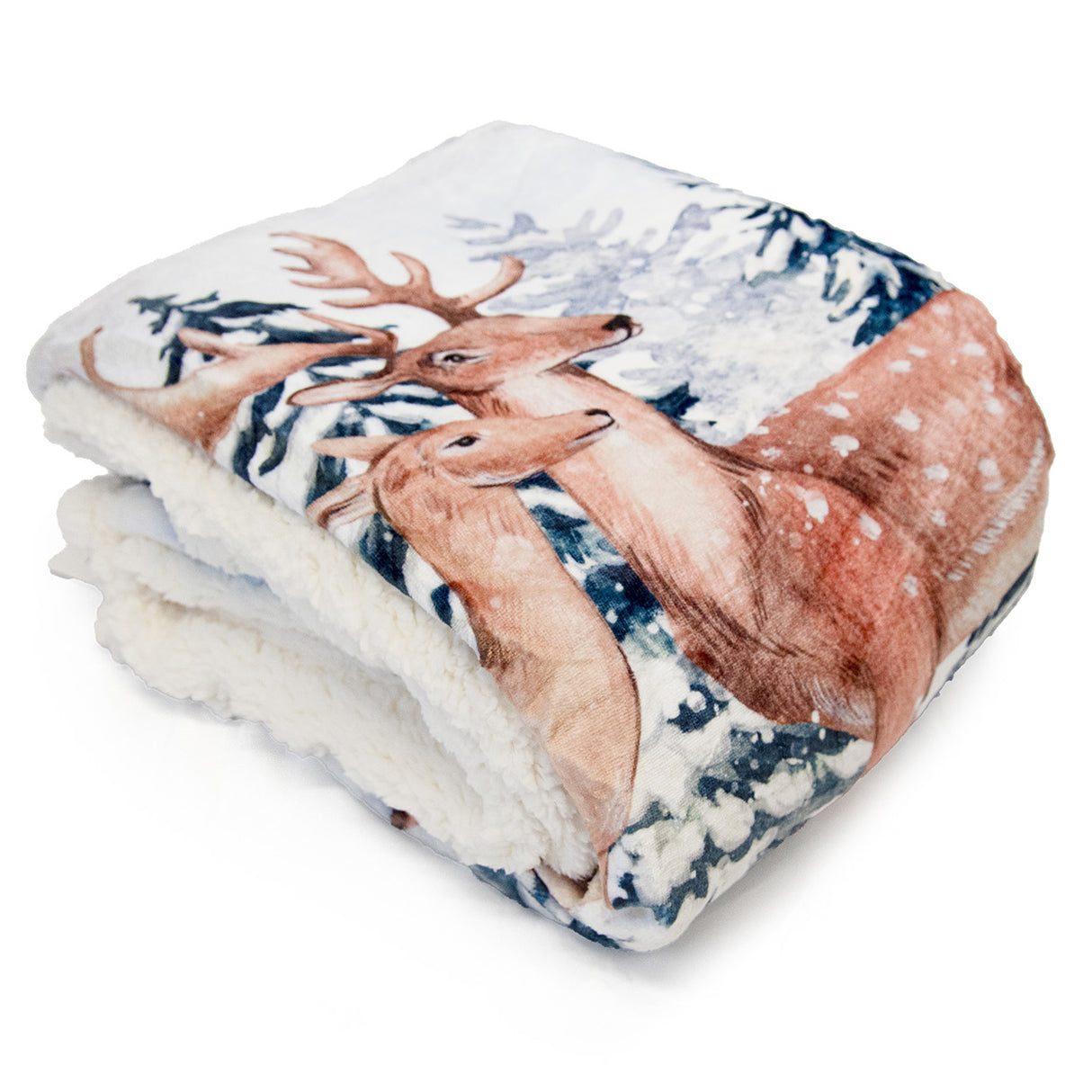 Plaid Morbidotto in MicroPile Fantasia - Paisage