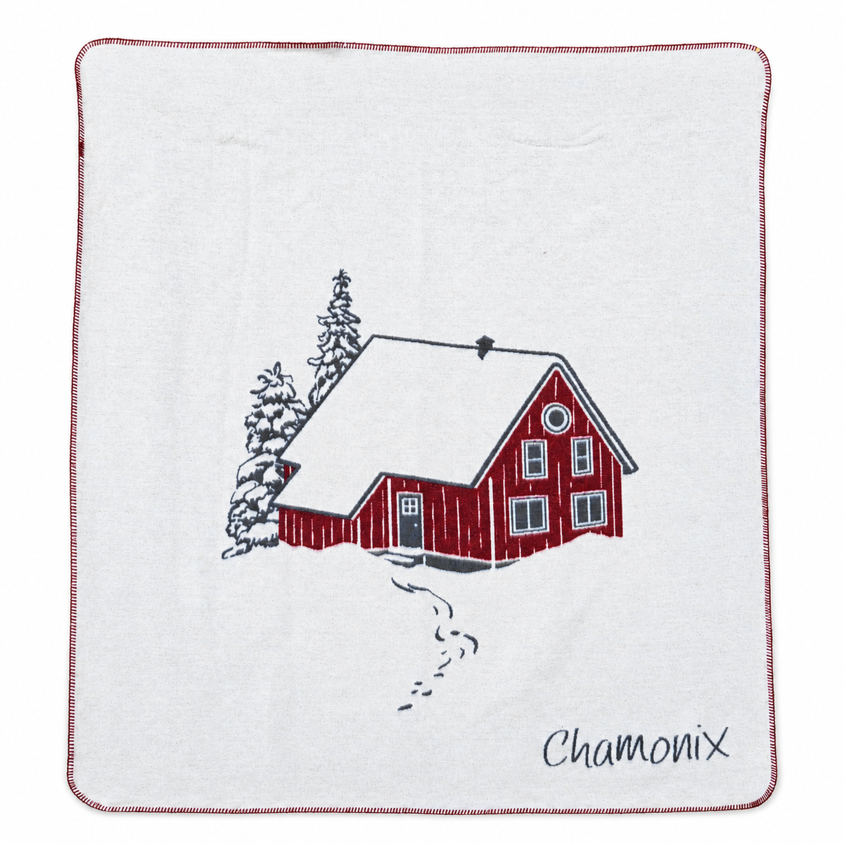 Plaid in Lana Cotta Fantasia Chalet - Chamonix