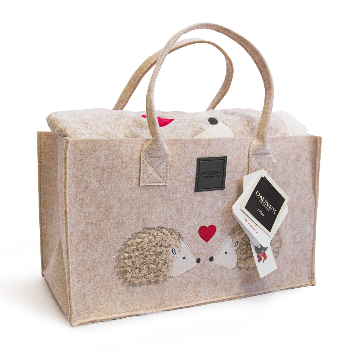 Plaid in MicroPile con Borsa Coordinata - Ricci Innamorati