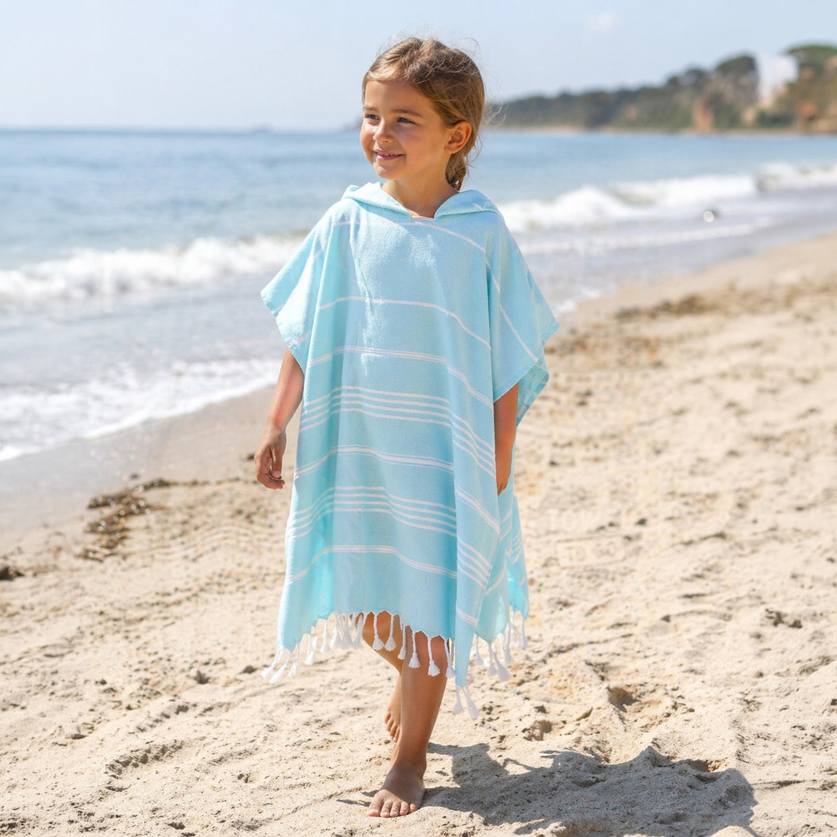 Poncho in Puro Cotone Towel to Go - Ipanema