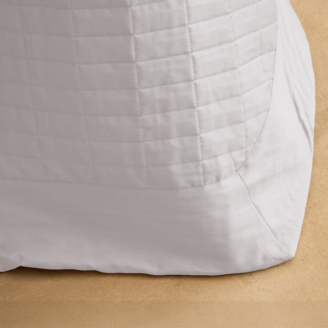 Trapuntino Leggero in Raso di Cotone - Smeraldo