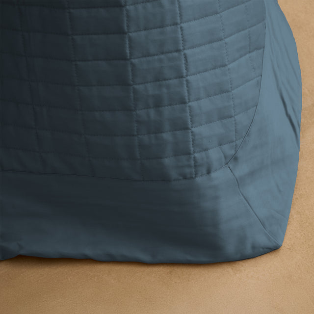 Trapuntino Leggero in Raso di Cotone - Smeraldo