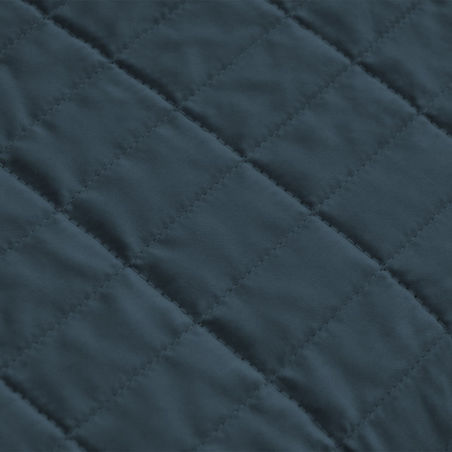 Trapuntino Leggero in Raso di Cotone - Smeraldo