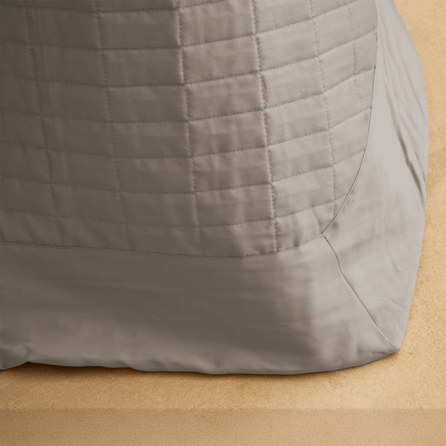 Trapuntino Leggero in Raso di Cotone - Smeraldo