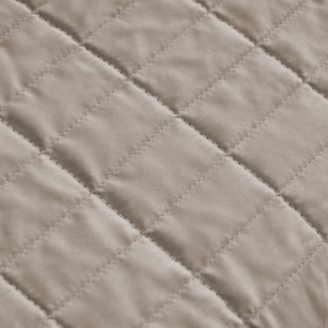 Trapuntino Leggero in Raso di Cotone - Smeraldo