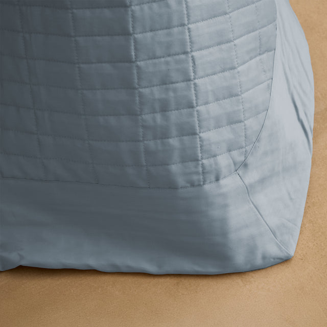 Trapuntino Leggero in Raso di Cotone - Smeraldo