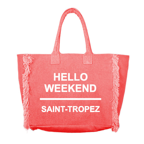 Borsa Mare o Trusse in Puro Cotone Tinta Unita - Hello Weekend