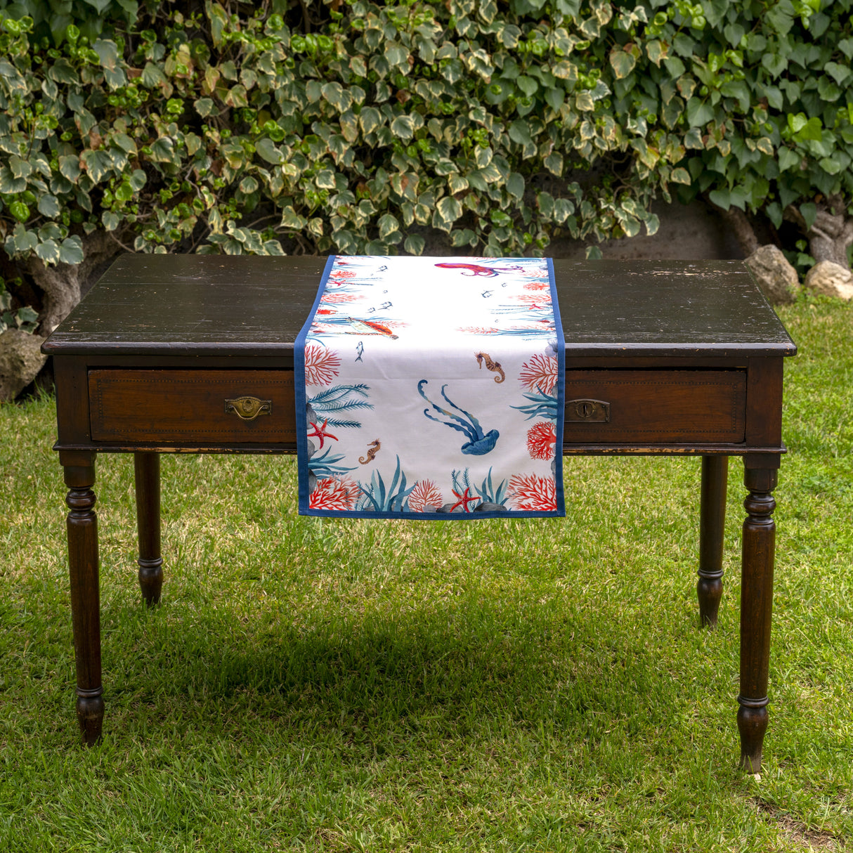 Runner in Puro Cotone - Fondale Marino