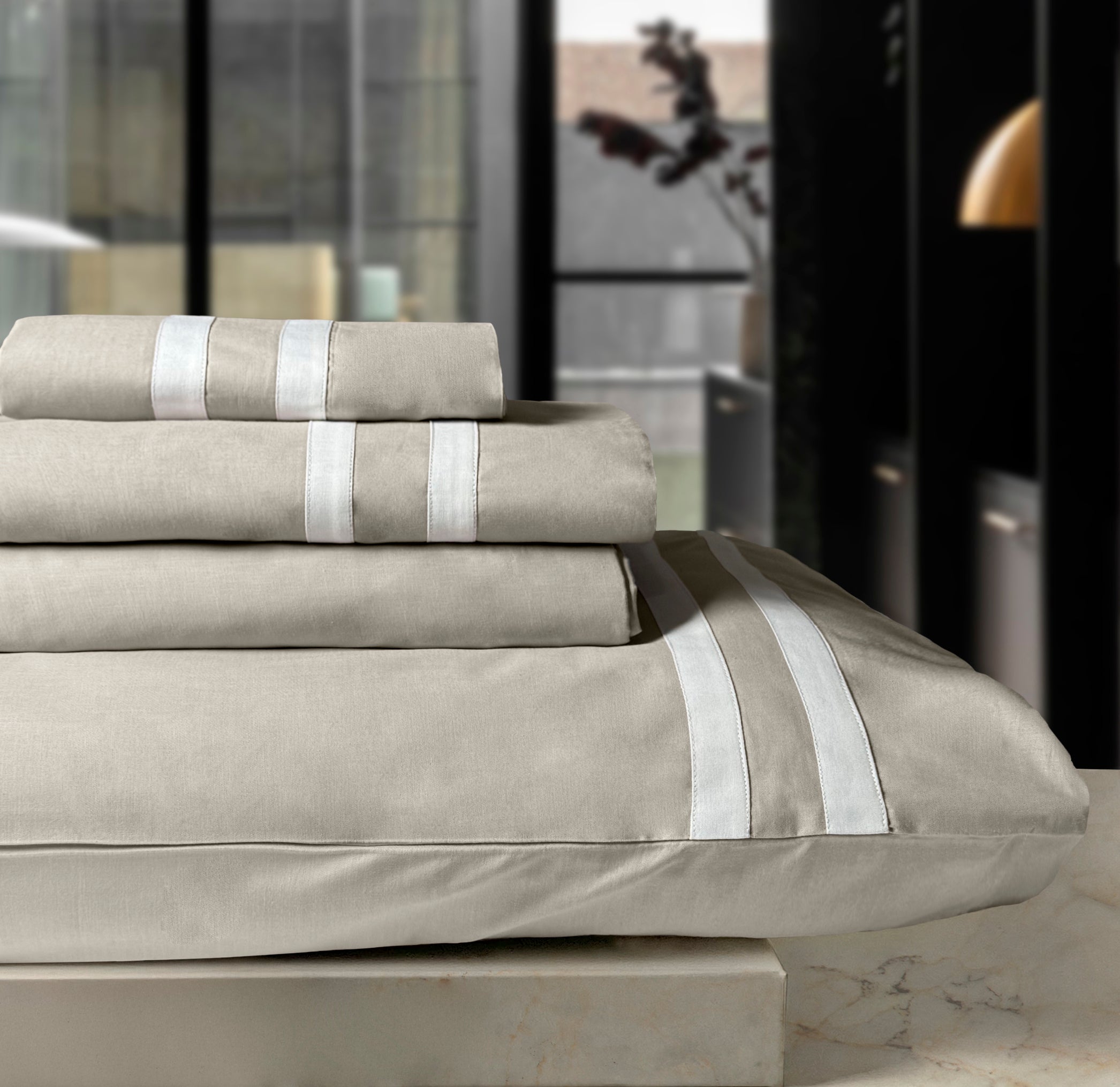 Completo Lenzuola in Puro Cotone - Bretagne