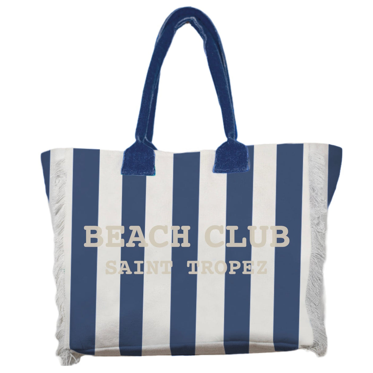 Borsa Mare o Trousse in Spugna di Cotone Rigato - Beach Club