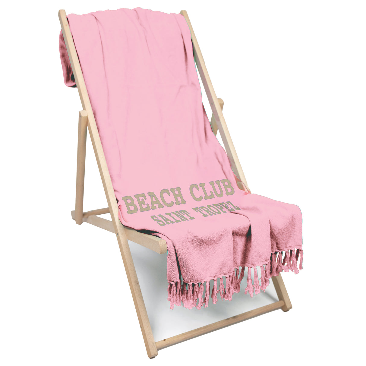 Telo Mare in Spugna di Cotone Tinta Unita - Beach Club