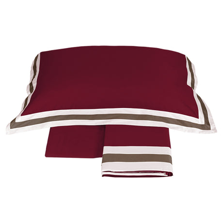 Completo Lenzuola in Raso Di Cotone - Sentieri