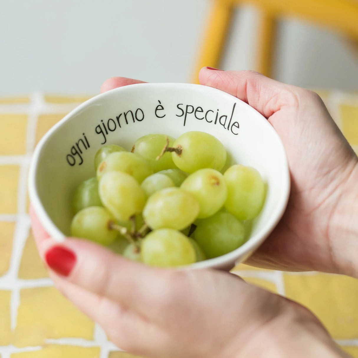 Set 2 Ciotole in Grès Serigrafata - Ogni Giorno è Speciale