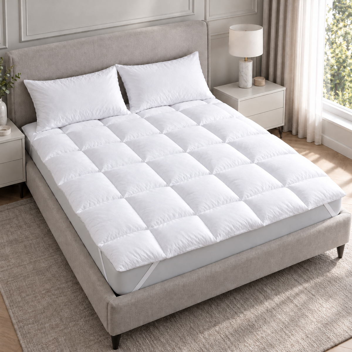 Topper Trapuntato in Piumino d'Oca - New Dream h5