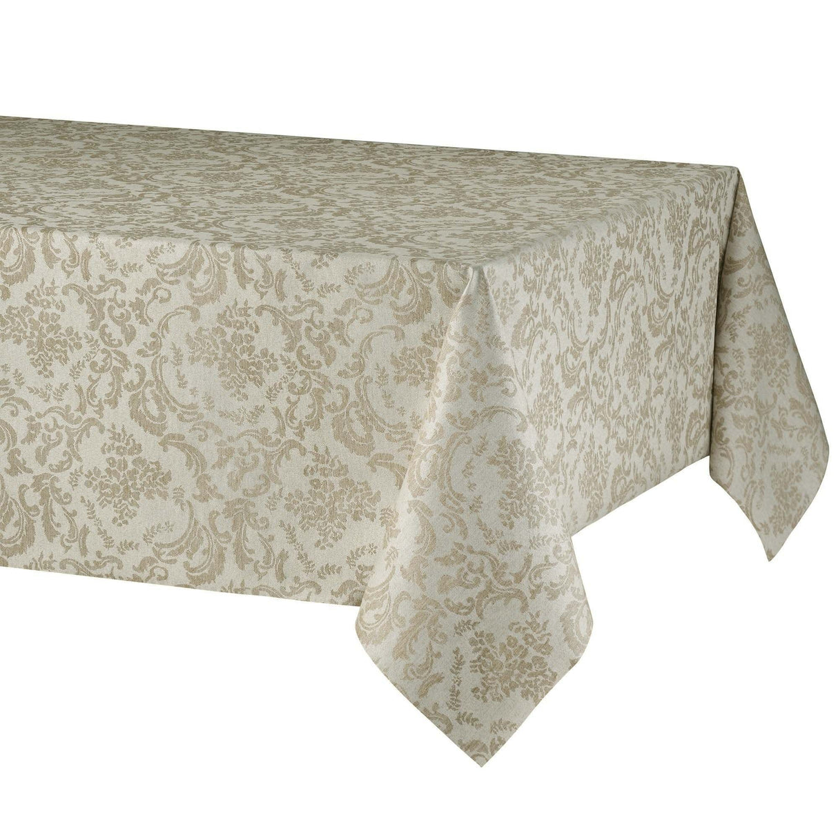 Tovaglia in Fiandra Antimacchia in Puro Cotone Resinato - Ariadna Tovaglia Resinata Lisola 155X180cm Tortora