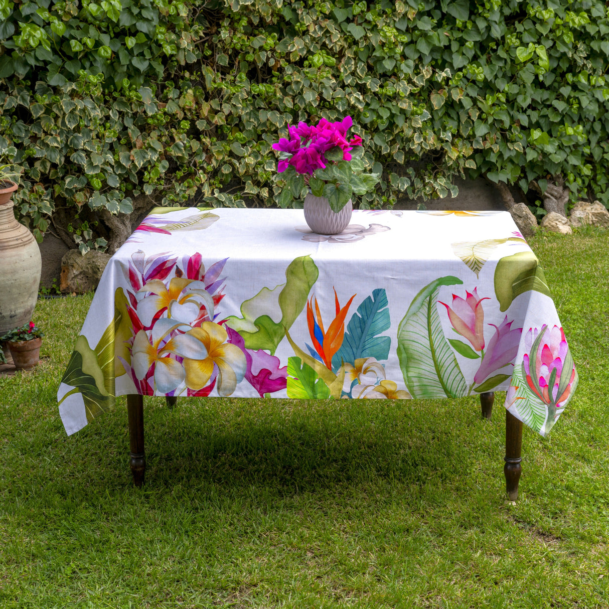 Tovaglia in Puro Cotone - Foresta Tropicale